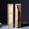 50g incenso em vara natural caixa de bambu Yazhuang aloe sândalo aroma duradouro interno purificação ar yingge xadrez verde incenso nan