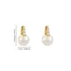 Pendientes de Zirconia y Perla Blanca de Lujo Ligero para Mujer 2026 Nuevo Estilo Caliente Pendientes Elegantes de Gama Alta Pendientes Únicos y con Estilo