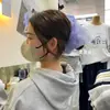 Compartiendo Accesorios para el Cabello de la Señora del Puesto de Harina Buqle~Anillo de Sofá de Arena Púrpura