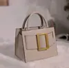 Bolsa Quadrada Tailandesa de Couro Genuíno, Fivela de Metal Vintage, Bolsa de Mão de Nicho de Luxo Leve, Bolsa de Ombro Único Transversal, Transfronteiriça