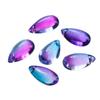 8 * 14mm gota de água de vidro pingente contas de vidro transparente diy handmade hairpin brincos pulseira jóias atacado