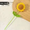 Hilo Ganchillo Flor de Girasol Cabeza Producto Terminado Decoración Accesorios DIY Ramo de Flores Tejidas Simulación Decoración de Escena Mayoreo