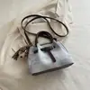 Nuevo Bolso de Mano de Comercio Exterior Tipo Cubeta Madre e Hijo Sensación de Alta Gama Gran Capacidad Color Bloque Retro Moda Tendencia Bolso de Hombro Bolso Cruzado