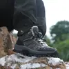 Calidez Otoño e Invierno Más Algodón Venta al por Mayor Dropshipping Zapatos de Montañismo para Exteriores de Caña Alta Estilo Pareja Tallas Grandes Senderismo Antideslizantes Zapatos de Algodón para Hombres y Mujeres