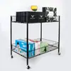 Estante flotante estante de sushi plegable carrito puesto de postres puesto de hielo raspado móvil para exteriores