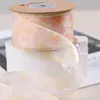 Cinta de hilo de rizo floral pequeño de verano, accesorios para el cabello, regalo DIY, embalaje de flores, zapatos, lazo de flor, cinturón de hilo de nieve estampado
