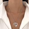 Collar de acero inoxidable de titanio con diseño europeo y americano para mujer, resistente a la decoloración, con forma de mariposa y cruz de alto nivel, cadena de suéter