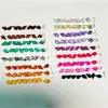 Peridoto Natural Granate Rojo Amatista Labradorita Granate Morado Ágata de Hierba Acuática Ágata Roja Negra Rosa Verde 3*5 mm