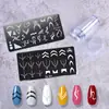 Placa de Estampado para Uñas Transfronteriza Set de Sellos Transferencia de Uñas Salón de Uñas Mismo Estilo Fabricante de Impresión por Transferencia Mayoreo