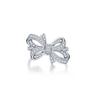 Anel aberto laço de diamante da moda tendência temperamento nicho senso de design anel exagerado de diamante joias atacado