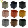 Mini portalápices de cuero, disponible en stock, para oficina, bolígrafo, tijeras, cuchillo de fruta, caja de almacenamiento, mesa de café, bandeja para dulces.