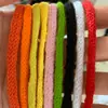 Corda Colorida de 5mm de Diâmetro 10 Metros/Lote Fio Torcido Decorativo para Trançado Manual DIY Pode