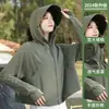 Ropa de verano 2026 nueva al por mayor para mujer con protección solar para andar en bicicleta eléctrica, cubierta fina con protección UV