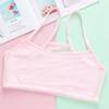 Ropa interior para niñas Chaleco deportivo de algodón para desarrollo Estudiantes de secundaria delgadas Malla transpirable 9-16 años