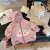 [Categoria A para bebês e crianças pequenas] Nova coleção de outono de agasalhos para meninas e meninos, roupas de outono mais grossas, blusas quentes, vestuário para bebês e crianças
