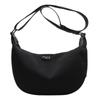Novo leve de tecido de nylon saco casual feminino estilo japonês ins All-match Dumpling Bag estudante commuter Crossbody saco de ombro
