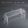 Suporte de Exibição Acrílico em Forma de U Suporte de Mesa Transparente para Figura Caixa Surpresa Bolsa Rack de Armazenamento de Amostras