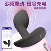 Produto Quente de Venda Transfronteiriça 2026: Plug Anal de Silicone Líquido Controlado por App, Vibrador Anal com Carregamento Magnético