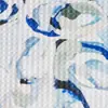 Toalha de praia estampada para primavera e verão, tecido waffle de secagem rápida, logotipo personalizado transfronteiriço, toalha esportiva com estampa de abacaxi