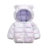 2026 Nuevas Chaquetas de Algodón con Relleno de Plumón Coloridas para Otoño e Invierno para Bebés y Niños Pequeños, Lindos Abrigos de Algodón con Diseño de Orejas para Niños y Niñas, Ropa Infantil