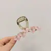 2025 Nuevo Clip Grande de Alta Gama para el Cabello para Mujer, Diseño Simple, Clip Ondulado de Tiburón, Pasador para la Parte Posterior de la Cabeza