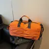 Bolsa de Viaje Portátil Transfronteriza de Moda de Gran Capacidad para Distancias Cortas para Hombres y Mujeres, Bolsa Ligera de Viaje para Estudiantes, Deportiva, Fitness, Bolsa de Equipaje