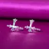 Arete de Clip para Cartílago de Oreja Cruzado Sin Perforación para Mujer Clip de Cartílago Coreano Temperamento Fresco Personalidad Fresca Simple Estudiante Moderno Venta al por Mayor de Fábrica