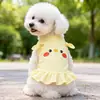 Ropa para perros, falda fina y bonita con dibujos animados, primavera y verano, nueva ropa para mascotas y gatos, explosiones de fábrica de pelo