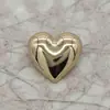 Botones Metálicos Casuales en Forma de Corazón Cosidos a Mano para Blusas de Mujer, Botones para Suéteres, Vestidos, Ropa Exterior, Botones Decorativos en Forma de Corazón