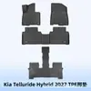 Adequado para Kia Telluride Híbrido 2027 Tapete de Porta-malas 3D em TPE para Todas as Estações