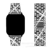 Suministro Directo Transfronterizo de Correas para Apple Watch con Metal de Cinco Filas Completamente Diamantado, Adecuado para iWatch Generaciones 1-11, Modelo Femenino de Diamante Colorido