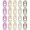En stock clips de papel retro pequeños normales mini 16mm delgados clips de esvástica en forma de corazón lindos clips de papel imperdibles