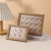 Porta-Retrato de Madeira Estilo Ins Nórdico, Moldura de Mesa Dupla Utilização Horizontal e Vertical, Moldura para Presente de Decoração para Casa de Estúdio Fotográfico Atacado