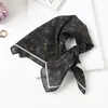 Lenço Xadrez com Bolinhas Vintage de Alta Qualidade Lenço Decorativo para Cabeça Lenço de Seda Novo Estilo Primavera e Verão