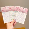 Pegatinas Faciales Huecas de Color Mixto Dopamina para Niña, Decoraciones de Pentagrama y Corazón, Pegatinas Autoadhesivas Coloridas con Forma de Corazón