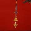 Novo pingente de cruz vajra de joia do Xizang para decoração de bolsa e chave de carro