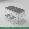 Mesa Plegable para Montaje de Puesto Exterior, Uso Comercial, Mesa de Comedor Rectangular Portátil, Mesa Plegable para Decoración y Ceremonias de Inauguración