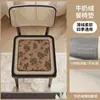 Cojín de silla estilo francés para uso en el hogar, apto para todas las estaciones, cojín vintage para silla de comedor, cojín antideslizante de alta gama para asiento de oficina