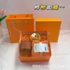 Conjunto de Três Peças Ruyi de Caqui Grão Vertical Copo Toalha Bule de Chá de Caqui Presente Criativo para Banquete Presente de Acompanhamento terno Presente Empresarial