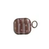 Atmósfera de Otoño e Invierno Copo de Nieve Marrón Funda Protectora AirPods 4ª Generación Adecuada para Auriculares Apple AirPods Pro3/2ª Generación