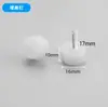 Uñas de pie de doble capa plástico muebles sofá taburete uñas de pie mesa y sillas de madera maciza elevación a prueba de humedad engrosado armario hogar pie silla