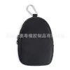 Porta-moedas de Neoprene_Bolsa Mini de Armazenamento em Material de Mergulho_Mosquetão de Transporte Capa Protetora para Mouse Sem Fio