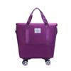 Bolsa de viagem para estudantes universitários roda universal de grande capacidade de separação úmida e seca Bolsa de bagagem Xin leve à prova d'água pendente de armazenamento