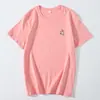 Camiseta Casual de Manga Corta para Pareja Transpirable Cuello Redondo Casual Hombres y Mujeres 2025