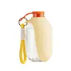 Taza de agua plegable portátil para perros, dispositivo de bebida para exteriores, botella de agua de viaje para mascotas, herramienta de alimentación de agua para pasear perros