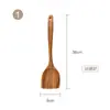 Espátula de Madeira de Acácia Colher de Cozinha Espátula para Panela Antiaderente Colher de Madeira Suporte para Colher Utensílios de Cozinha Fabricante de Utensílios de Cozinha Atacado