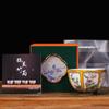 Taza de té hexagonal de crisantemo de bambú y orquídea ciruela, juego de té de kung fu de cerámica esmaltada, taza de té, taza maestra, taza de la fortuna, taza individual, regalo