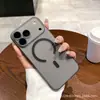Funda Magnética para Teléfono con Agujeros Finos Adecuada para Iphone17Promax 17Pro Cubierta Protectora Simple Apple 17Ari con Sensación de Piel
