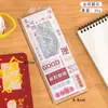 Set Creativo Inspirador de Reglas para Exámenes Estudiantiles, Regla Transparente de 20 cm, Escuadra, Transportador, Juego de Cuatro Piezas de Reglas