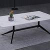 [Suministro de Exportación] Mesa de Café de Pizarra de Lujo Accesible Italiana, Apartamento Pequeño Sencillo, Mesa de Café Creativa de Alquiler para Sala de Estar
